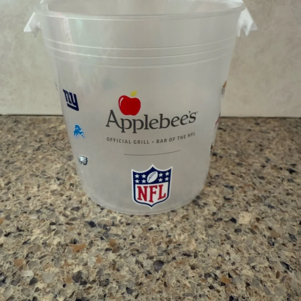 5 Barcardi Frosted Bar Bucket- set of 5